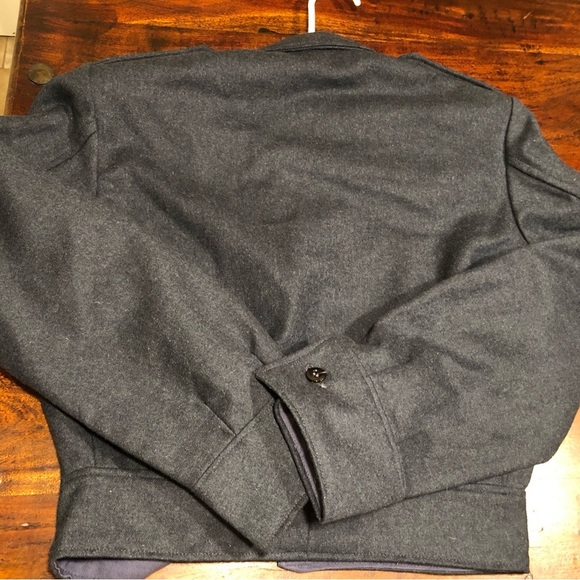 Women’s Flyvapnet Military Gray/Bluish Wool Field Jacket Size Small - Picture 2 of 13